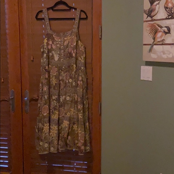 spell jungle midi dress